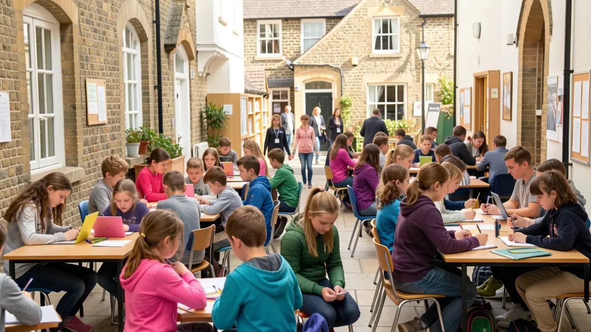 Generic image of children and young people engaged in positive educational activities in a supportive environment.