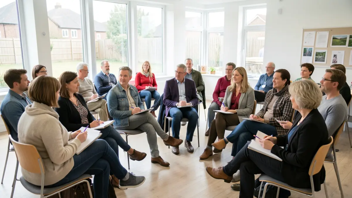 Generic image of a community discussion with diverse participants.