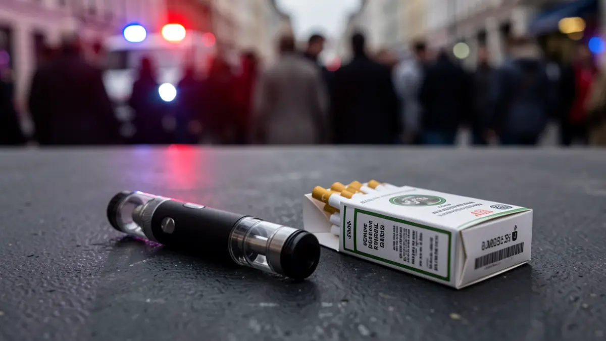 Illegal tobacco and vape products seized by authorities.