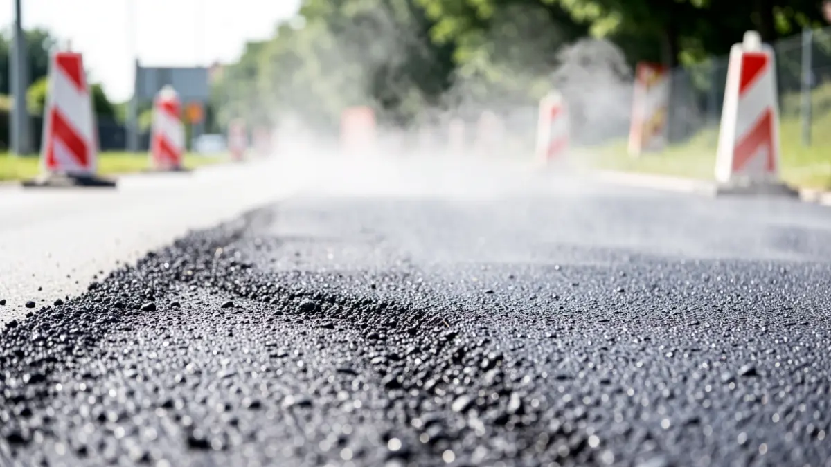 Generic image of road resurfacing works.
